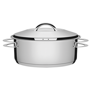 Caçarola Rasa Tramontina Solar 16cm, 1,4 Litros, Inox, Fundo Triplo - 62503/160