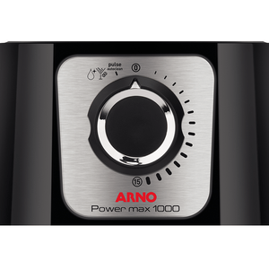 Liquidificador Arno Power Max, 1000W, 3,1L, 15 Velocidades + Pulse, Preto - LN55 220V