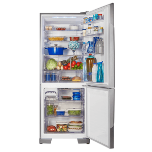 Geladeira / Refrigerador Panasonic Inverse, Duplex, Frost Free, com Tecnologia Econavi, 425L, Inox - BB53 220V