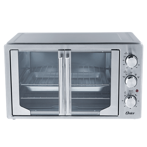 Forno Elétrico Oster French Door, 42L, com Espeto Giratório, Prata - TSSTTVFDXL 220V