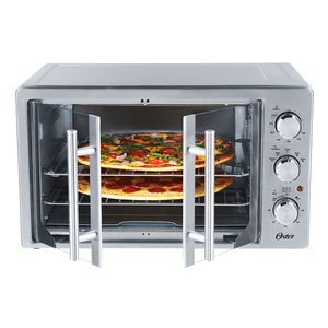 Forno Elétrico Oster French Door, 42L, com Espeto Giratório, Prata - TSSTTVFDXL 220V