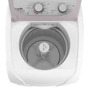 Lavadora de Roupas Mueller Energy 8Kg, Automática, 11 Programas de Lavagem, Branca - 220V