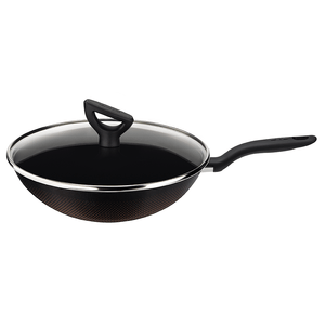 Panela Wok Rochedo Inova 28cm, Alumínio, Preto e Cobre - R2X1BYB61