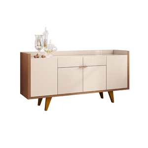 Buffet HB Melodia, 4 Portas, 2 Gavetas, Nature / Off White - 8030