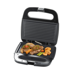 Mini Grill e Sanduicheira NKS Milano ML-18, 750W, Cinza - 220V