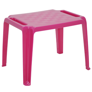 Mesa Plástica Infantil Tramontina Dona Chica 64cm x 50cm Rosa - 92320/060