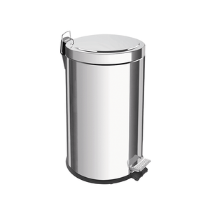 Lixeira Tramontina Brasil 12 Litros, em Aço Inox, com Pedal - 94538/112