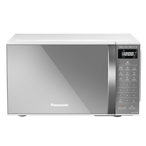 Micro-ondas Panasonic 21L, com Tecnologia Antibactéria AG, Branco Espelhado - ST27L 220V