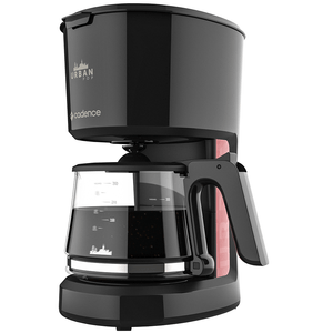 Cafeteira Cadence Urban Pop Red, com Filtro Permanente, 30 Xícaras, Jarra de Vidro 1,2L, 750W, Preta - CAF610 220V