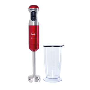 Mixer Oster Power Elegance, 600W, Quadriblade, Inox e Vermelho - FPSTHB5102R 220V