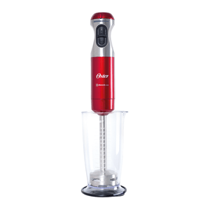 Mixer Oster Power Elegance, 600W, Quadriblade, Inox e Vermelho - FPSTHB5102R 220V