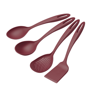 Conjunto de Utensílios Tramontina Ability 4 Peças Vermelho, de Nylon - 25199/701