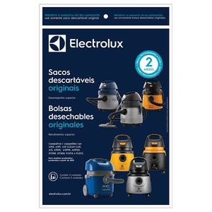 Kit de Sacos para Aspirador de Pó Electrolux com 3 Peças - CSE10