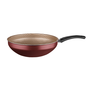 Panela Wok MTA Flora 28cm, 4,3 Litros, Alumínio, Cereja - 8905