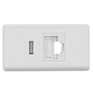 Módulo para Conector de Telefone RJ11 Tramontina Branco - 57115/051