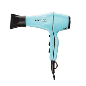 Secador de Cabelo Taiff Style Azul Tiffany, 3 Temperaturas, 2 Velocidades, 2000W - 220V