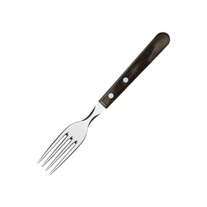 Garfo Tramontina Churrasco Jumbo, em Aço Inox e Cabo Polywood Castanho - 21199/969