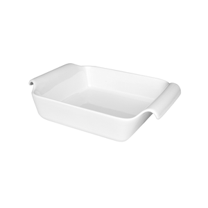 Travessa Refratária para Lasanha Oxford Fall 25,50cm x 19,50cm, com Alças, Branca - 4699