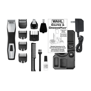 Aparador de Pelos Wahl Groomsman Pro, 4 em 1, 4 Pentes, Recarregável - 9855-448 Bivolt