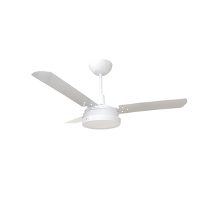 Ventilador de Teto Tron Citrino com Luminária, 3 Pás, Branco - 51.01-1354 220V