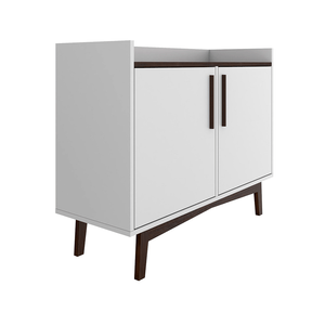 Buffet BRV, 2 Portas, Branco / Castanho / Carvalho Escuro - BPI101-209