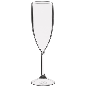 Taça para Espumante Boccati 210ml, Poliestireno, Transparente - 24699.00