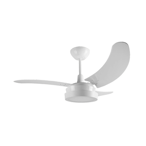 Ventilador de Teto Tron Búzios Max com Luminária, 3 Pás, Branco - 51.01-1177 220V