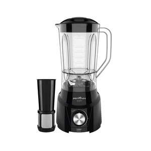 Liquidificador Britânia BLQ970P Turbo, 900W,   2,6L, 4 Velocidades + Função Pulsar, Preto - 220V