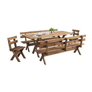 Conjunto Mesa para Churrasco Movezen Country Creme - 2000