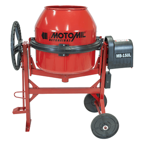 Betoneira Motomil 150 Litros, Monofásico - MB-150L 220V