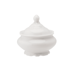 Açucareiro Schmidt Pomerode 300ml, Porcelana, com Tampa - 114/000