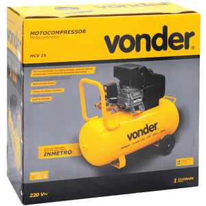 Compresssor de Ar Vonder MCV 25, 25 Litros, 220V - 6828025220