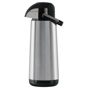 Garrafa Térmica Termolar Lúmina 1,8L, Ampola de Vidro, Preta e Inox 9750/54736