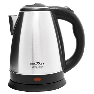 Chaleira Elétrica Britânia Maxx, 1,8L, Preta e Inox - 63952025 220V