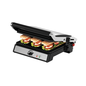 Press Grill Arno Super Grill Inox, Abertura 180º, 1200W - GGRA 220V