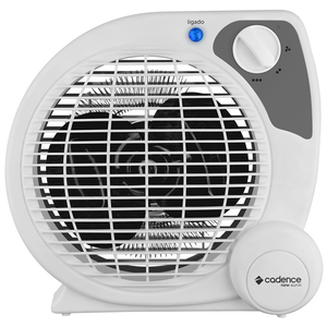 Aquecedor Elétrico Cadence Termoventilador New Auros, 2 Níveis de Aquecimento e 1 Nível de Ventilação, 1800W - AQC422 220V