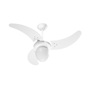 Ventilador de Teto Tron Búzios Max com Luminária, 3 Pás, Branco - 51.01-0822 220V