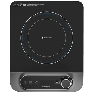 Cooktop por Indução Cadence 1 Área de Aquecimento, Mesa de Vidro Temperado Preto - FOG601 220V