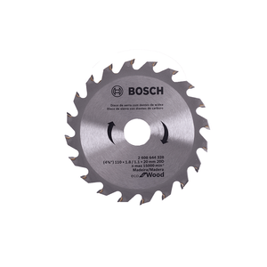 Disco para Serra Circular Bosch Ecoline 4 3/8", 20 Dentes - 2608644328-00