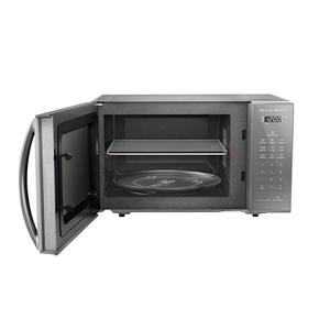 Micro-ondas Panasonic 27L, com Dupla Refeição, Prata - NN-ST55LMRUK 220V