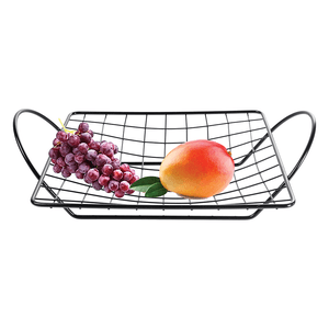 Fruteira de Mesa Utimil 34cm x 34cm Preta – PR 413