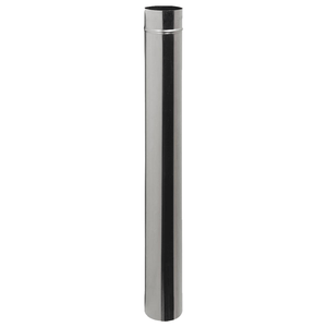 Cano Inox para Fogão Zatti 1m Diâmetro de 15cm - 004657