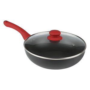 Panela Wok Mor Aroma 24cm, 2,3 Litros, Alumínio, Preto - 30050031