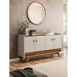 Buffet Linea Abruzzo, 4 Portas, Freijó / Off White - 810010064