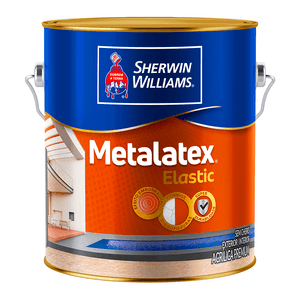 Tinta Acrílica Premium Sherwin-Williams Metalatex Elastic Acetinado Branco 3,6L - 7290001