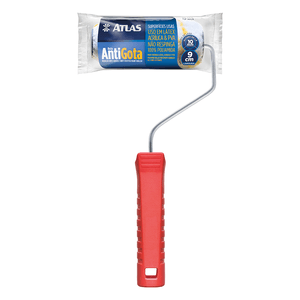 Rolo para Pintura Atlas com Lã Anti Gota 9cm - 321/9