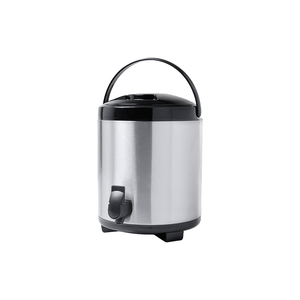 Garrafa Térmica Brinox Com Torneira 7,2l, Preta E Inox - 1387/101