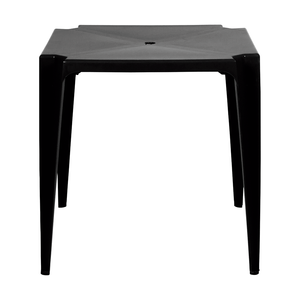 Mesa Plástica Mor 70x70cm Preta - 15151003