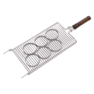 Grelha Hamburgueira Grilazer Inox, 25x43cm - GR0026