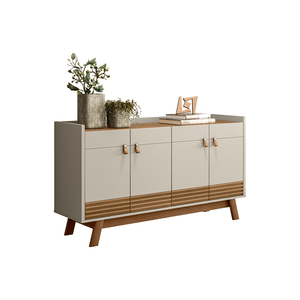 Buffet Linea Abruzzo, 4 Portas, Amêndoa / Off White - 810010064